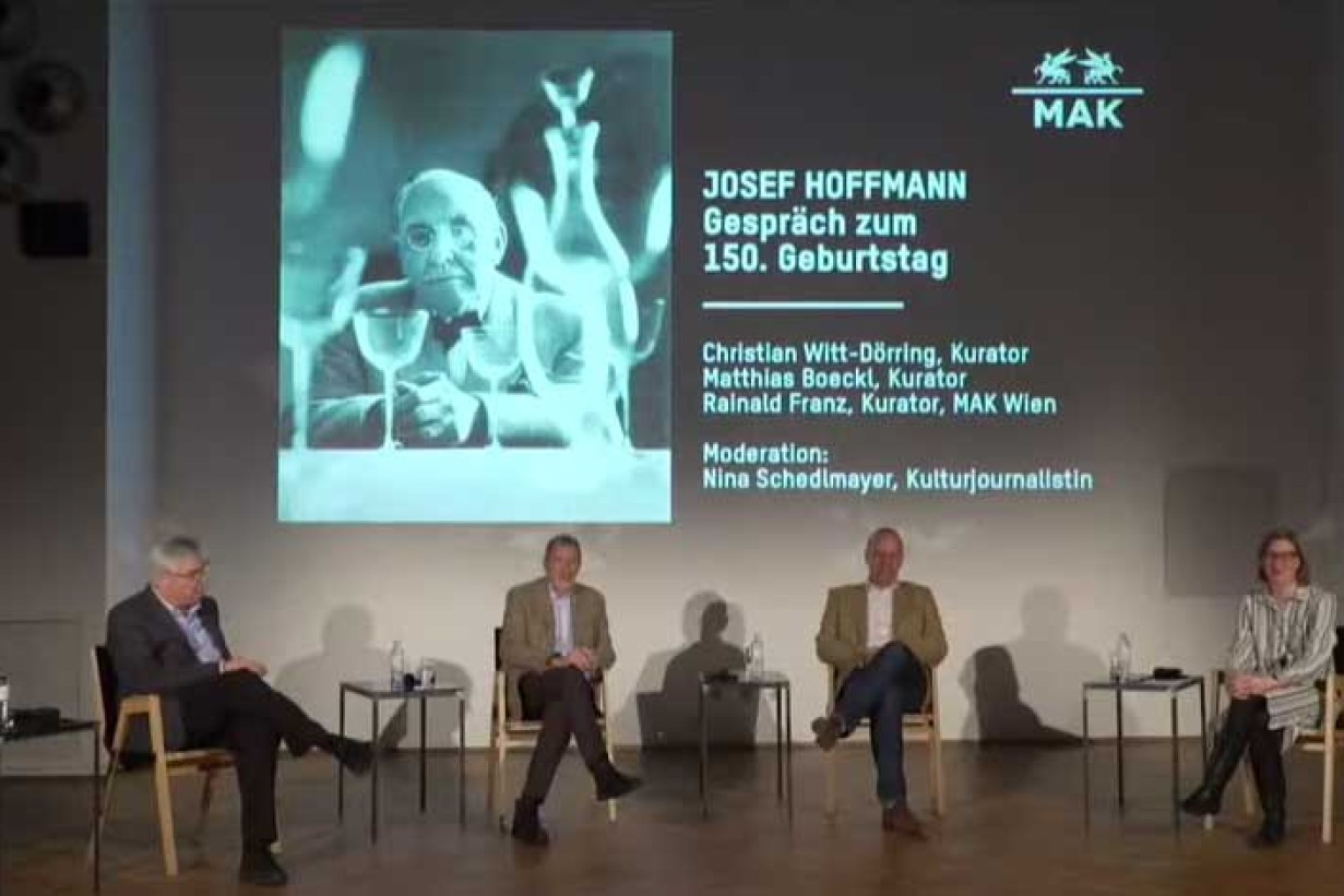 JOSEF HOFFMANN – GESPRÄCH ZUM 150. GEBURTSTAG 