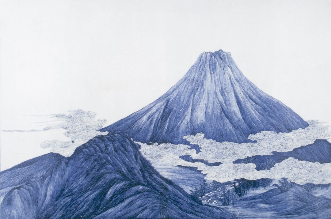 <BODY><div>Kawamoto Masukichi (1831–1907), Ornamental panel “Mount Fuji” Japan, Seto, Meiji period (1868–1912), ca. 1872</div><div>Porcelain with painting in cobalt blue under the glaze; signed “Kawamoto Masukichi” </div><div>© MAK</div><div> </div></BODY>