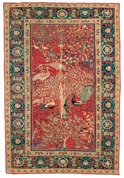 MUGHAL CARPET WITH ANIMALS