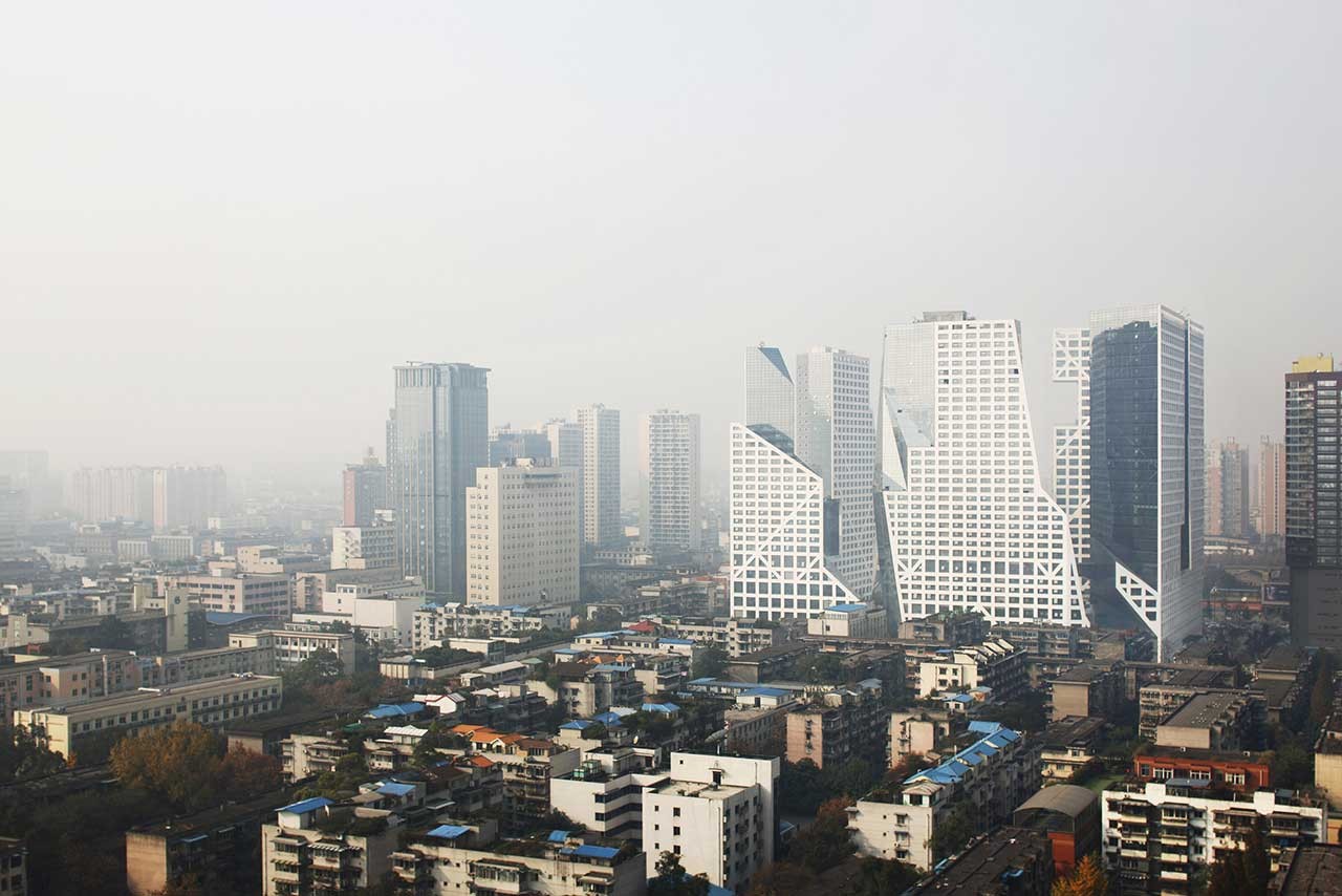 Steven Holl Architects, Sliced Porosity Block Capitaland Raffles City, Chengdu