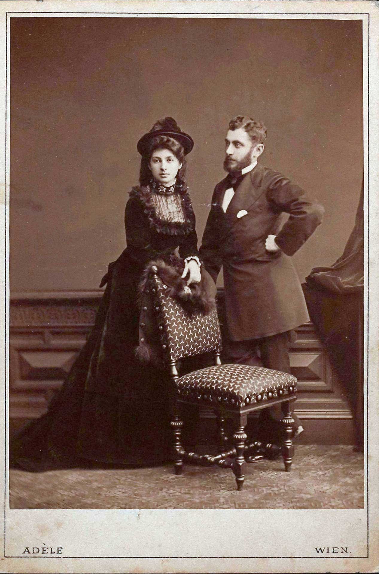 <BODY><div>Atelier Adèle, Engagement portrait of Jenny Neumann and Isidor Mautner, before 1875 </div><div>© Elisabeth Baum-Breuer</div><div> </div></BODY>