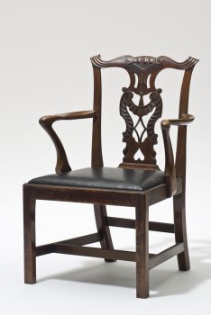 John Sollie Henry,&#160;CHIPPENDALE-STYLE ARMCHAIR