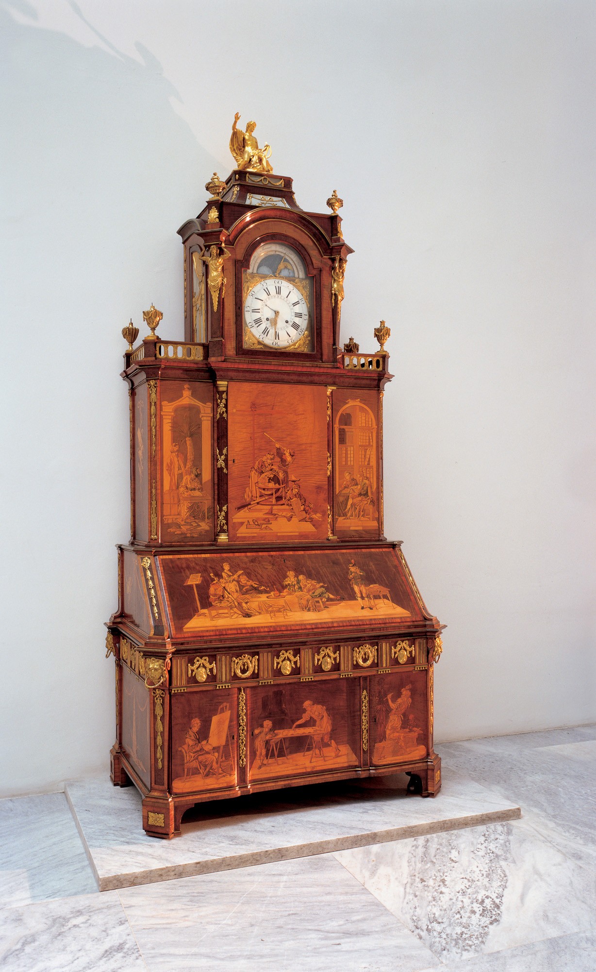 <BODY>David Roentgen, Art Cabinet, Neuwied am Rhein, 1776, H 269 © MAK </BODY>