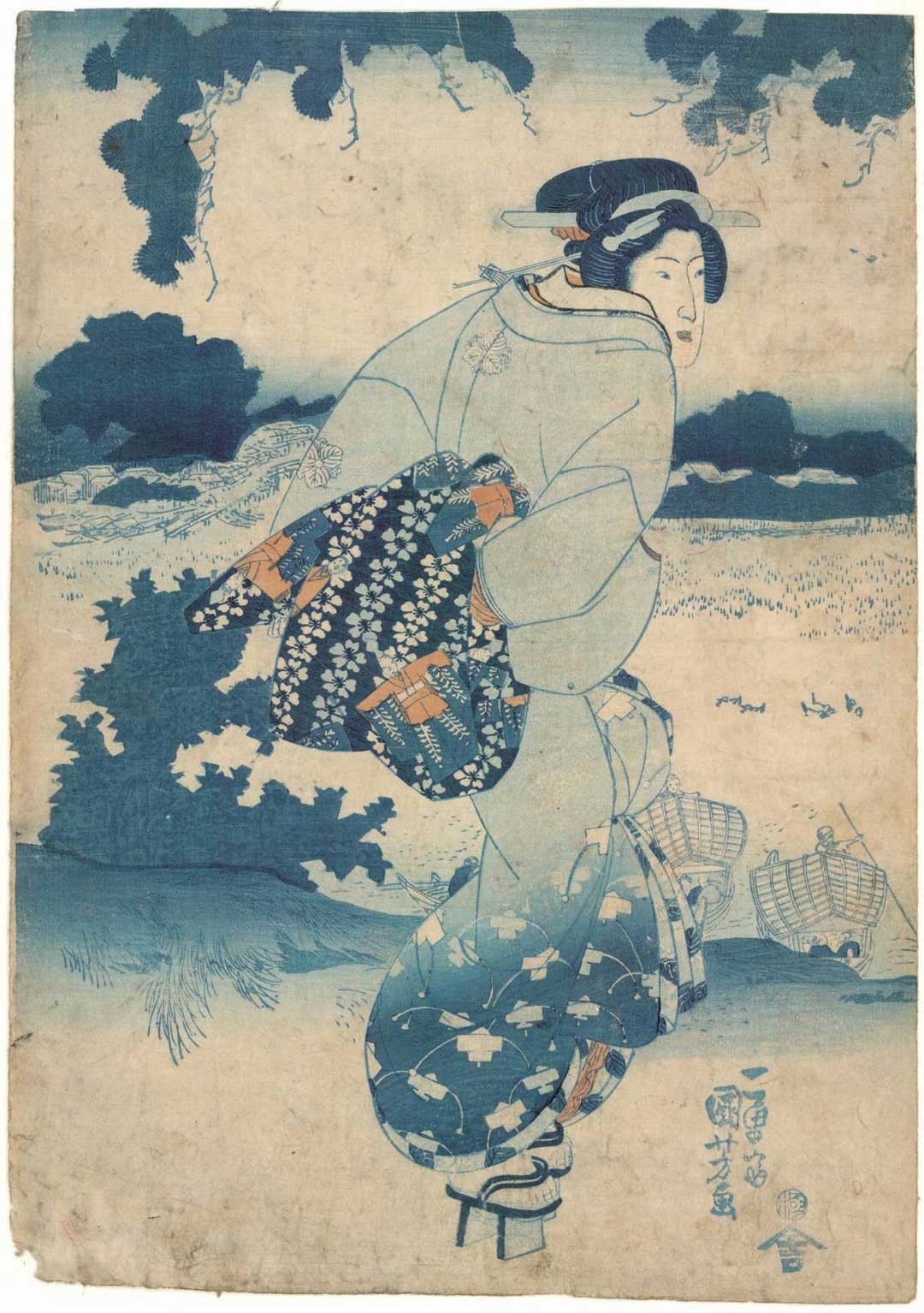 <BODY>Utagawa Kuniyoshi, Modischer Geschmack der heutigen Zeit, 1830–1840<br />© MAK/Georg Maye</BODY>
