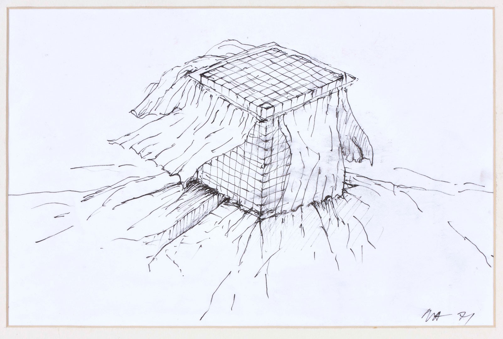 <BODY>Raimund Abraham, House with Curtains. 10 Houses, 1971<br />Tusche auf Papier<br />Privatsammlung<br />© MAK/Georg Mayer</BODY>