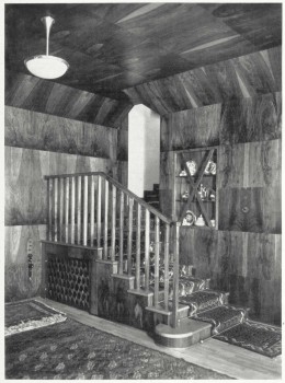 Josef Hoffmann, Wohnhalle im Haus Lengyel, Bratislava, 1929DKuD (68) 1931, 32&#160;