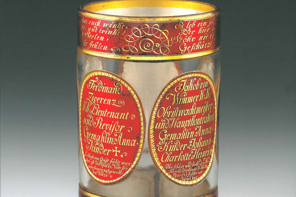 Glasses from the Empire and Biedermeier Period 
